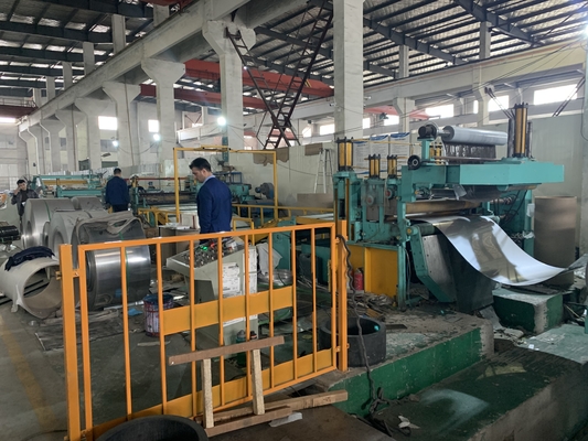 Karbon Çelik Kalınlığı 4mm Galvanizli Çelik Rulo Dilme Ekipmanları