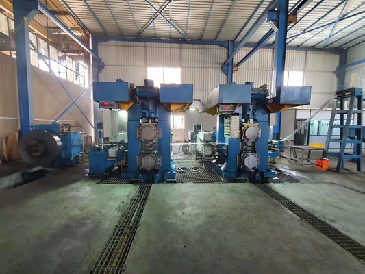 Bobin Genişliği 200mm Soğuk Haddehane Karbon Çelik için İki Stand 150m / Min 4hi