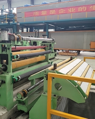 Yüksek Hızlı 0-100m / dak Çelik Sac Hassas Dilme Hattı 1 Yıl Garanti