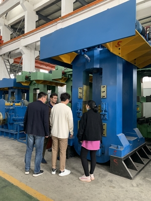 Otomatik 4 Hi Çelik Soğuk Haddehane 1.5mm Siemens Elektrik Kontrolü