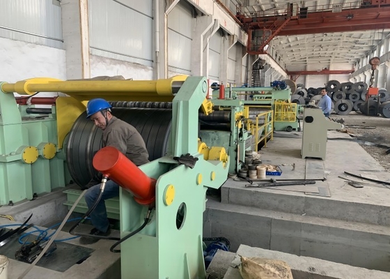 MAZS-(0.3-2)×1300mm Bobin Malzemesi için Metal Bobin Dilimleyici: karbon çeliği, paslanmaz çelik, galvanizli levha vb.