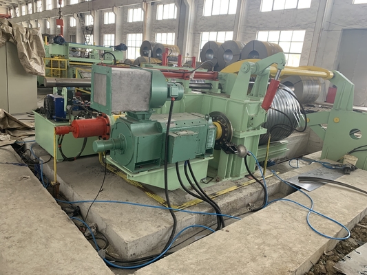 MA-(1~6) ×1600mm Çelik Rulo Dilme Hattı, 132KW bobin maksimum 30T dilme hızı 60-100M/dak