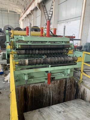 MA-(1~6) ×1600mm Çelik Rulo Dilme Hattı, 132KW bobin maksimum 30T dilme hızı 60-100M/dak