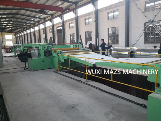 MA 3X1600mm Otomasyon Eski haddelenmiş Bobin Kesimi – Yüksek Hassasiyetle Boyuna Kadar Karartma Hatları