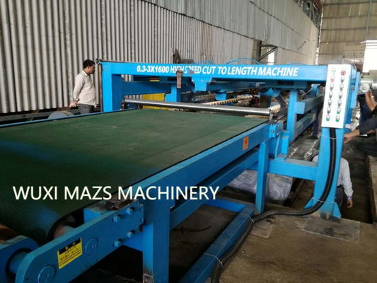 Yüksek Hassasiyetli MA 3X1600mm ile Paslanmaz Çelik Levha Kesim –Boyuna Makine Hattı Otomasyonu