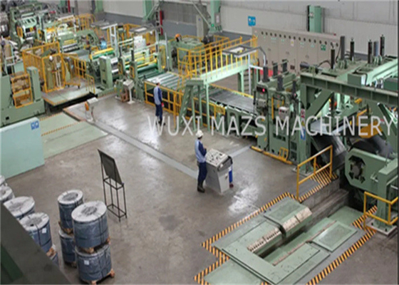 Yüksek Hassasiyetli MA 3X1600mm ile Paslanmaz Çelik Levha Kesim –Boyuna Makine Hattı Otomasyonu