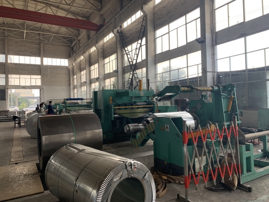 MA-(0.3-2)×600mm Farklı boyutlardan küçük şeritlere kadar Yüksek Hızlı Hassas Dilme Hattı bobini