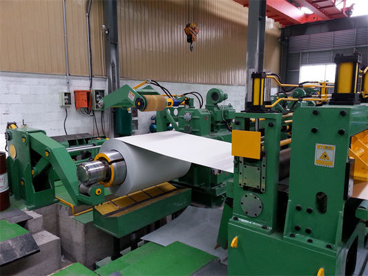 GI PPGI Çelik Rulo Dilme Makinesi, 80m / dak Yüksek Hızlı Dilme Hattı