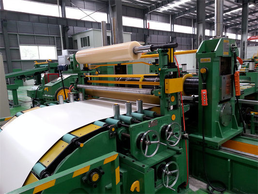GI PPGI Çelik Rulo Dilme Makinesi, 80m / dak Yüksek Hızlı Dilme Hattı