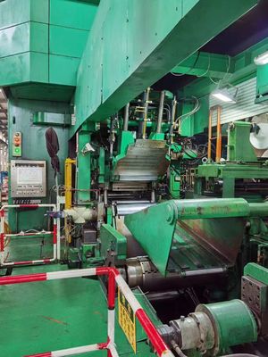 Ø205×750/Ø650×700 750mm Four Hi Tersinir Soğuk Haddehane makinesi, asitlemesiz sıcak-r için PLC kontrollü AGC'li