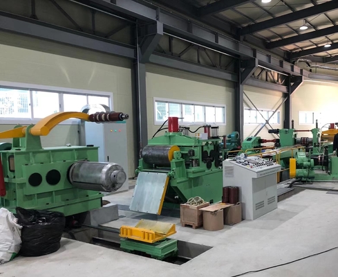 Ayarlanabilir Gergi ile Otomatik Bakır Şerit Dilme Makinesi 90KW