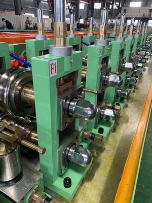 Yuvarlak Kare Boru için 60m / Min HF Kaynaklı Boru Değirmen Hattı 10m